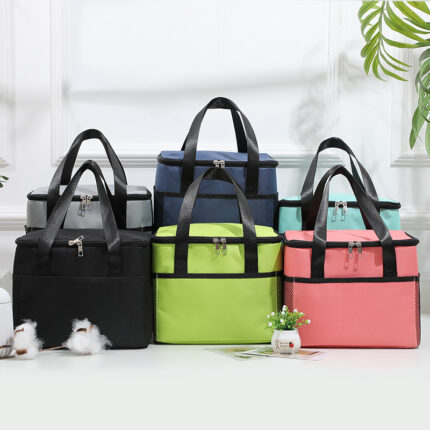 square lunch bag